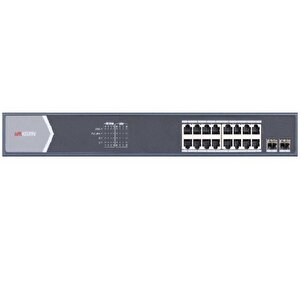 Hikvision Ds-3e0518p-e/m 16 Port 2 Port Sfp Uplink Rackmount Poe Switch