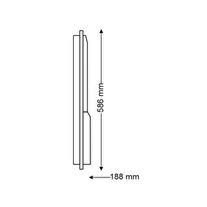 Hl-5153 200 Watt Kumandalı Güneş Enerjili Solar Sokak Armatürü – Beyaz Işık