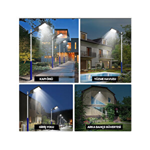 Hl-5153 200 Watt Kumandalı Güneş Enerjili Solar Sokak Armatürü – Beyaz Işık
