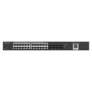 Reyee Rg-nbs3100-24gt4sfp-p 24 Port Gigbit Poe 4 Port 1gb Sfp Uplink L2 Yönetilebilir Poe Siwtch 370w
