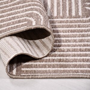 Rana Kahve Yıkakanabilir Kaymaz Kilim 6111 - 100x200