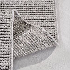 Ecole Gri Bukle Halı Ec002 - 100x300