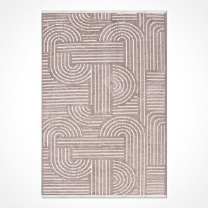 Rana Kahve Yıkakanabilir Kaymaz Kilim 6111 - 80x300 80x300 cm