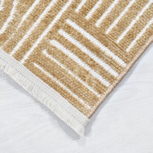 Rana Sarı Yıkakanabilir Kaymaz Kilim 6113 - 200x290 200x290 cm