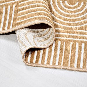 Rana Sarı Yıkakanabilir Kaymaz Kilim 6113 - 200x290
