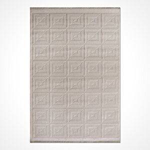 Zara Bej Geometrik Halı Zt05 - 160x230 160x230 cm