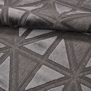 Zara Antrasit Geometrik Halı Zt04 - 160x230