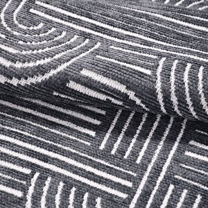 Rana Antrasit Yıkanabilir Kaymaz Kilim 6116 - 200x290 200x290 cm