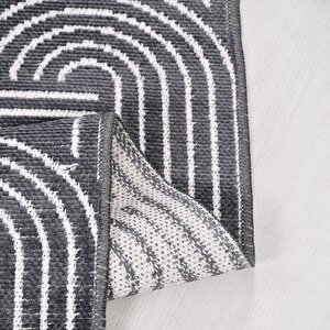 Rana Antrasit Yıkanabilir Kaymaz Kilim 6116 - 200x290