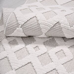 Peri Beyaz Sisal Dokuma Kolay Temizlenebilir Halı Pl03 - 100x300 100x300 cm
