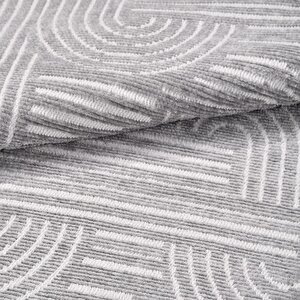 Rana Gri Yıkanabilir Kaymaz Kilim 6115 - 100x300 100x300 cm