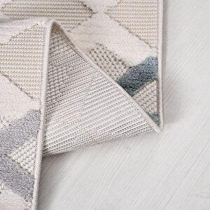 Peri Beyaz Sisal Dokuma Kolay Temizlenebilir Halı Pl02 - 80x300