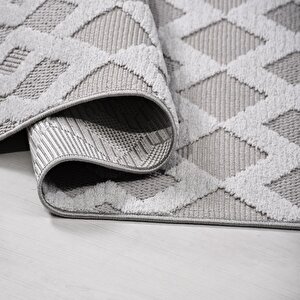 Peri Gri Sisal Dokuma Kolay Temizlenebilir Halı Pl05 - 120x180