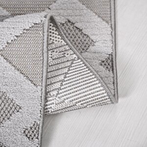 Peri Gri Sisal Dokuma Kolay Temizlenebilir Halı Pl05 - 120x180