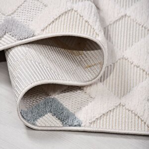 Peri Beyaz Sisal Dokuma Kolay Temizlenebilir Halı Pl02 - 120x180 120x180 cm
