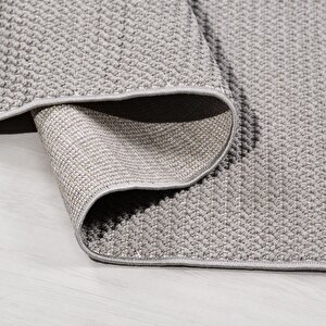 Gri Bukle Kolay Temizlenebilir Halı 68975097 - 80x300