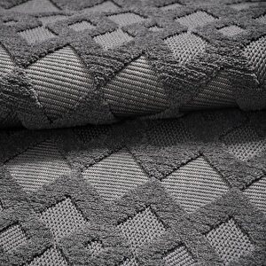 Peri Antrasit Sisal Dokuma Kolay Temizlenebilir Halı Pl04 - 200x290 200x290 cm