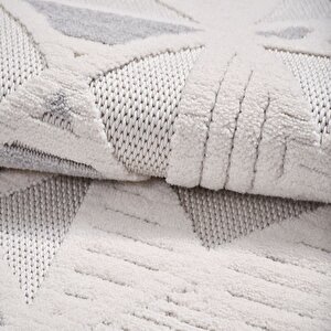 Peri Beyaz Sisal Dokuma Kolay Temizlenebilir Halı Pl01 - 120x180 120x180 cm