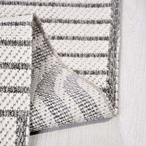 Epsilon Gri Leke Tutmaz Sisal Halı Ep003 - 80x150