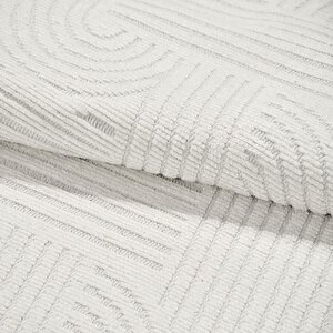 Rana Beyaz Yıkanabilir Kaymaz Kilim 6118 - 100x300 100x300 cm