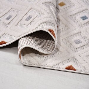 Peri Beyaz Sisal Dokuma Kolay Temizlenebilir Halı Pl06 - 200x290