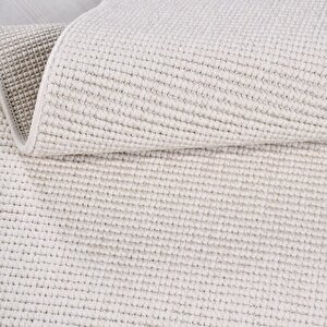 Ecole Beyaz Bukle Halı Ec001 - 80x150 80x150 cm