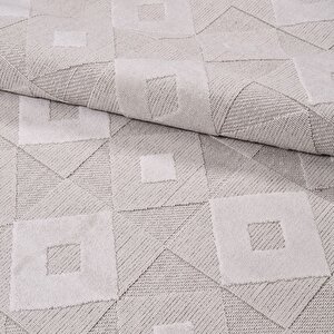 Zara Bej Geometrik Halı Zt06 - 80x300 80x300 cm