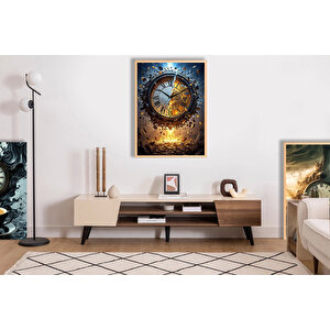 50*70 Çerçeveli Duvar Saati̇