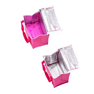 Soğutucu Çanta 25x15x23 Pembe
