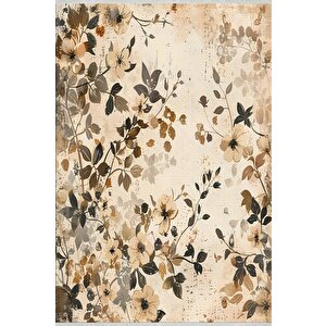 Pamuk Dokuma Taban Halı – Makinede Yıkanabilir, Kolay Temizlenebilir, Toz Ve Tüy Tutmaz, Kaymaz, Evcil Hayvan Dostu 200x350 cm