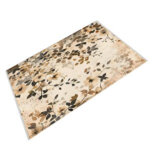 Pamuk Dokuma Taban Halı – Makinede Yıkanabilir, Kolay Temizlenebilir, Toz Ve Tüy Tutmaz, Kaymaz, Evcil Hayvan Dostu