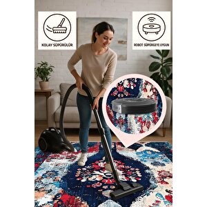 Salon Halısı, Makinede Yıkanabilir, Kolay Temizlenebilir, Toz Ve Tüy Tutmaz, Kaymaz, Evcil Hayvan Dostu