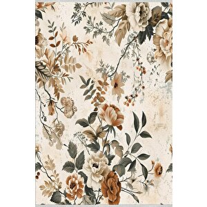 Pamuk Dokuma Taban Halı – Makinede Yıkanabilir, Kolay Temizlenebilir, Toz Ve Tüy Tutmaz, Kaymaz, Evcil Hayvan Dostu 160x230 cm
