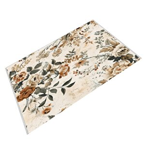 Pamuk Dokuma Taban Halı – Makinede Yıkanabilir, Kolay Temizlenebilir, Toz Ve Tüy Tutmaz, Kaymaz, Evcil Hayvan Dostu