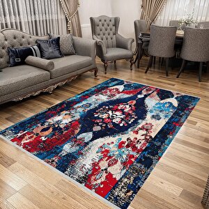 Salon Halısı, Makinede Yıkanabilir, Kolay Temizlenebilir, Toz Ve Tüy Tutmaz, Kaymaz, Evcil Hayvan Dostu 200x270 cm