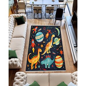 Pamuk Dokuma Taban Halı – Makinede Yıkanabilir, Kolay Temizlenebilir, Toz Ve Tüy Tutmaz, Kaymaz, Evcil Hayvan Dostu