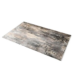 Pamuk Dokuma Taban Halı – Gri; Bej; Krem – Soyut Desen, Makinede Yıkanabilir, Kolay Temizlenebilir, Toz Ve Tüy Tutmaz, Kaymaz, Evcil Hayvan Dostu