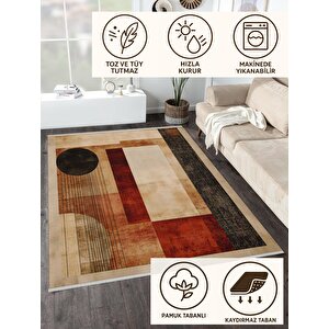 Salon Halısı, Makinede Yıkanabilir, Kolay Temizlenebilir, Toz Ve Tüy Tutmaz, Kaymaz, Evcil Hayvan Dostu