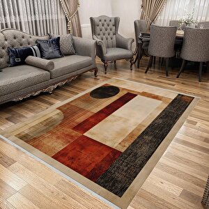 Salon Halısı, Makinede Yıkanabilir, Kolay Temizlenebilir, Toz Ve Tüy Tutmaz, Kaymaz, Evcil Hayvan Dostu