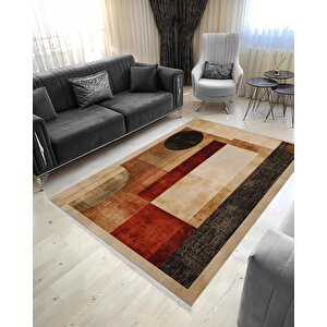 Salon Halısı, Makinede Yıkanabilir, Kolay Temizlenebilir, Toz Ve Tüy Tutmaz, Kaymaz, Evcil Hayvan Dostu