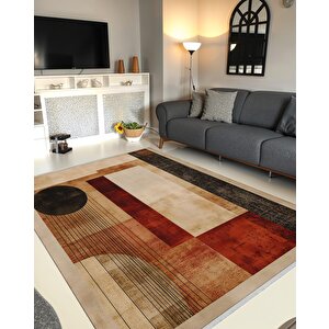 Salon Halısı, Makinede Yıkanabilir, Kolay Temizlenebilir, Toz Ve Tüy Tutmaz, Kaymaz, Evcil Hayvan Dostu