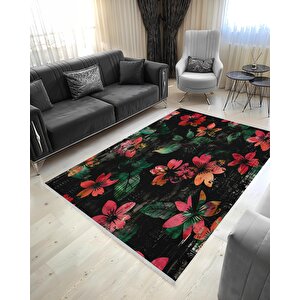 Salon Halısı, Makinede Yıkanabilir, Kolay Temizlenebilir, Toz Ve Tüy Tutmaz, Kaymaz, Evcil Hayvan Dostu, Pamuk Tabanlı Dokuma Taban
