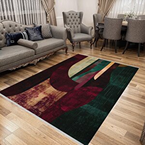 Salon Halısı, Makinede Yıkanabilir, Kolay Temizlenebilir, Toz Ve Tüy Tutmaz, Kaymaz, Evcil Hayvan Dostu