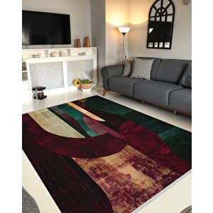 Salon Halısı, Makinede Yıkanabilir, Kolay Temizlenebilir, Toz Ve Tüy Tutmaz, Kaymaz, Evcil Hayvan Dostu, Pamuk Tabanlı Dokuma Taban