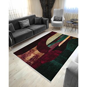 Salon Halısı, Makinede Yıkanabilir, Kolay Temizlenebilir, Toz Ve Tüy Tutmaz, Kaymaz, Evcil Hayvan Dostu, Pamuk Tabanlı Dokuma Taban