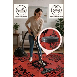 Salon Halısı, Makinede Yıkanabilir, Kolay Temizlenebilir, Toz Ve Tüy Tutmaz, Kaymaz, Evcil Hayvan Dostu