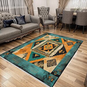 Oturma Odası Halısı, Makinede Yıkanabilir, Kolay Temizlenebilir, Toz Ve Tüy Tutmaz, Kaymaz, Evcil Hayvan Dostu