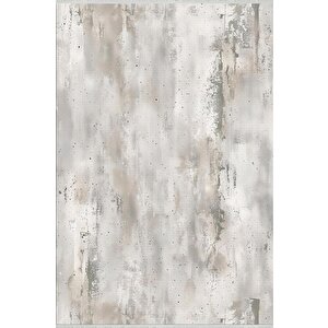Oturma Odası Halısı – Gri; Krem – Eskitilmiş Görünümlü Tasarım, Makinede Yıkanabilir, Kolay Temizlenebilir, Toz Ve Tüy Tutmaz, Kaymaz, Evcil Hayvan Dostu 150x240 cm