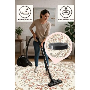 Oturma Odası Halısı, Makinede Yıkanabilir, Kolay Temizlenebilir, Toz Ve Tüy Tutmaz, Kaymaz, Evcil Hayvan Dostu