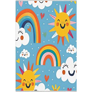 Oturma Odası Halısı, Makinede Yıkanabilir, Kolay Temizlenebilir, Toz Ve Tüy Tutmaz, Kaymaz, Evcil Hayvan Dostu 200x220 cm